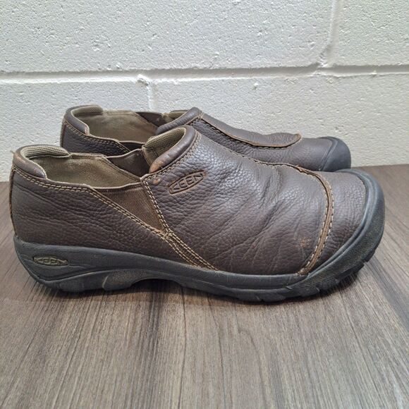 Keen Loafers. Brown Leather Slip On Casual Loafer Shoes Men's Size 11.5M - Picture 2 of 7